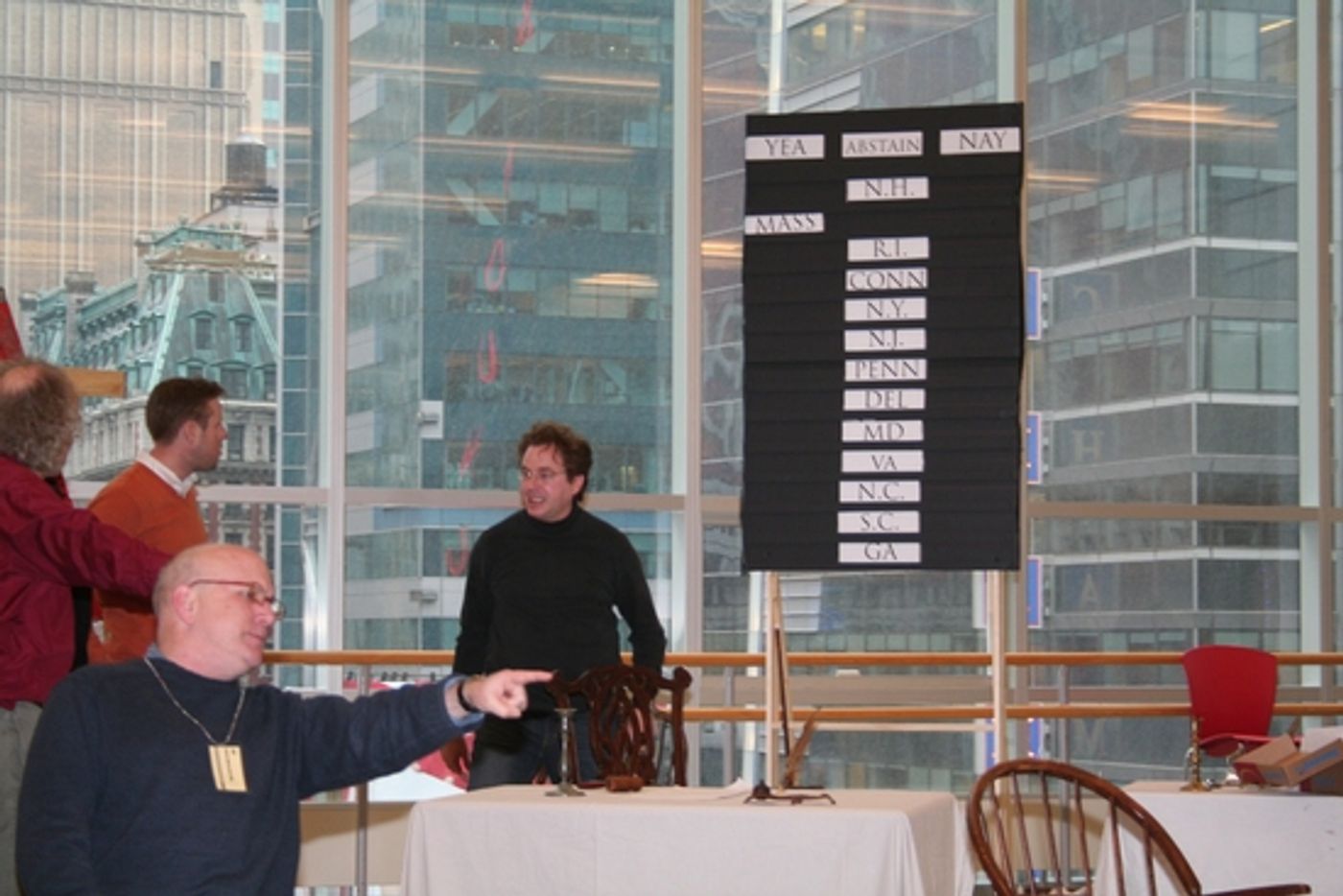 Photo Coverage: Paper Mill's 1776 Cast Meets the Press  Image