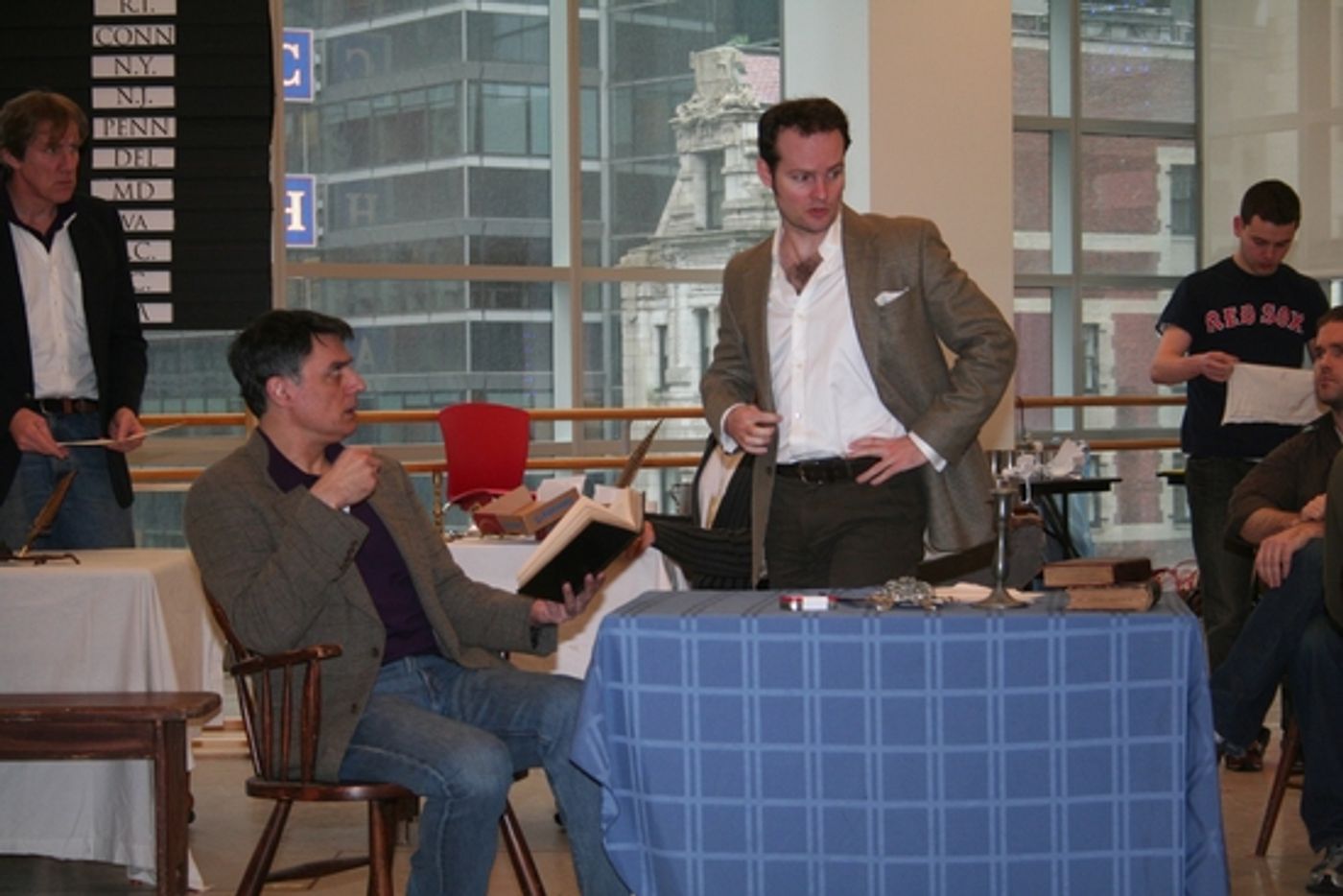 Photo Coverage: Paper Mill's 1776 Cast Meets the Press  Image