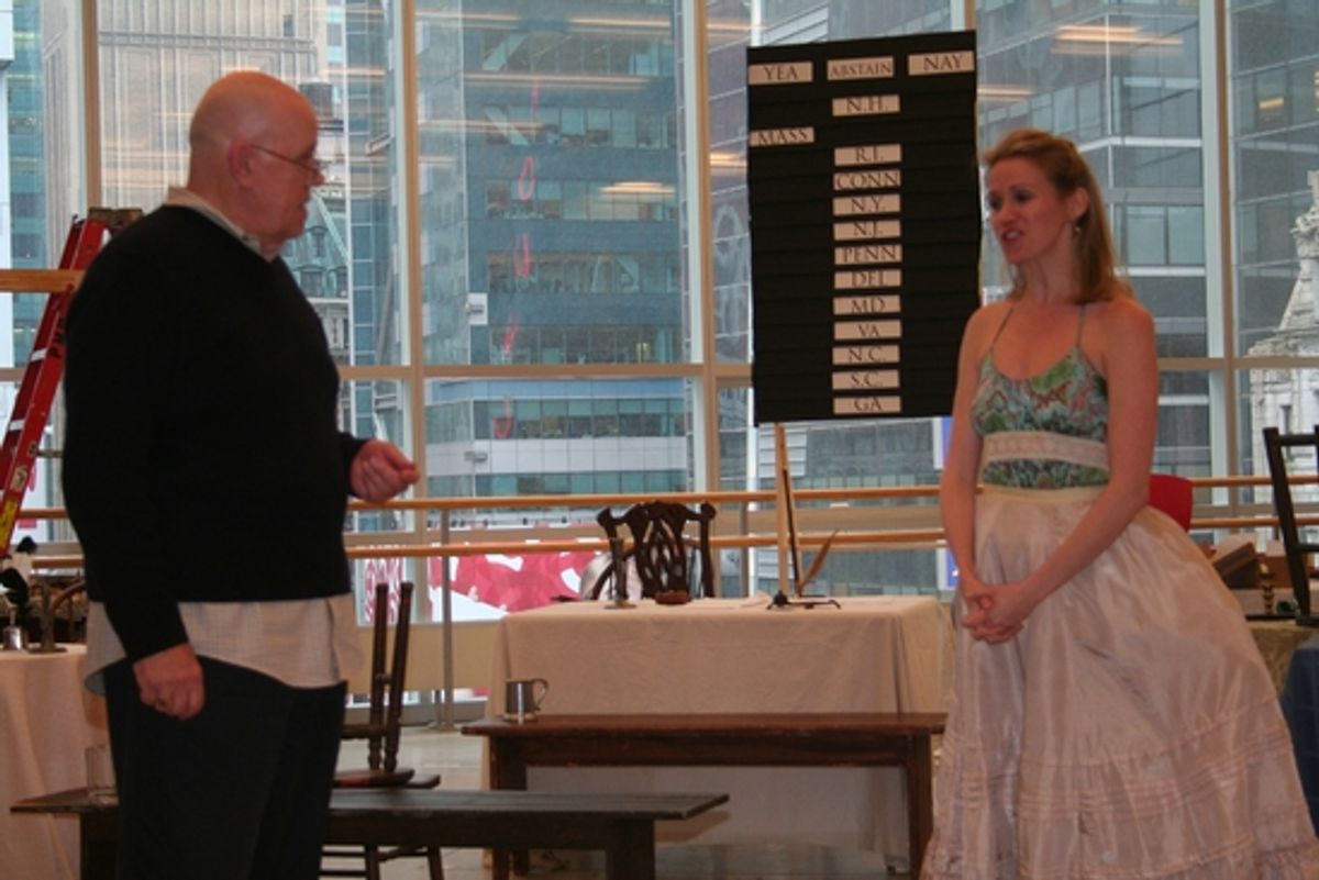 Conrad John Schuck and Lauren Kennedy at 