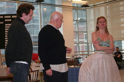 Don Stephenson, Conrad John Schuck and Lauren Kennedy Photo