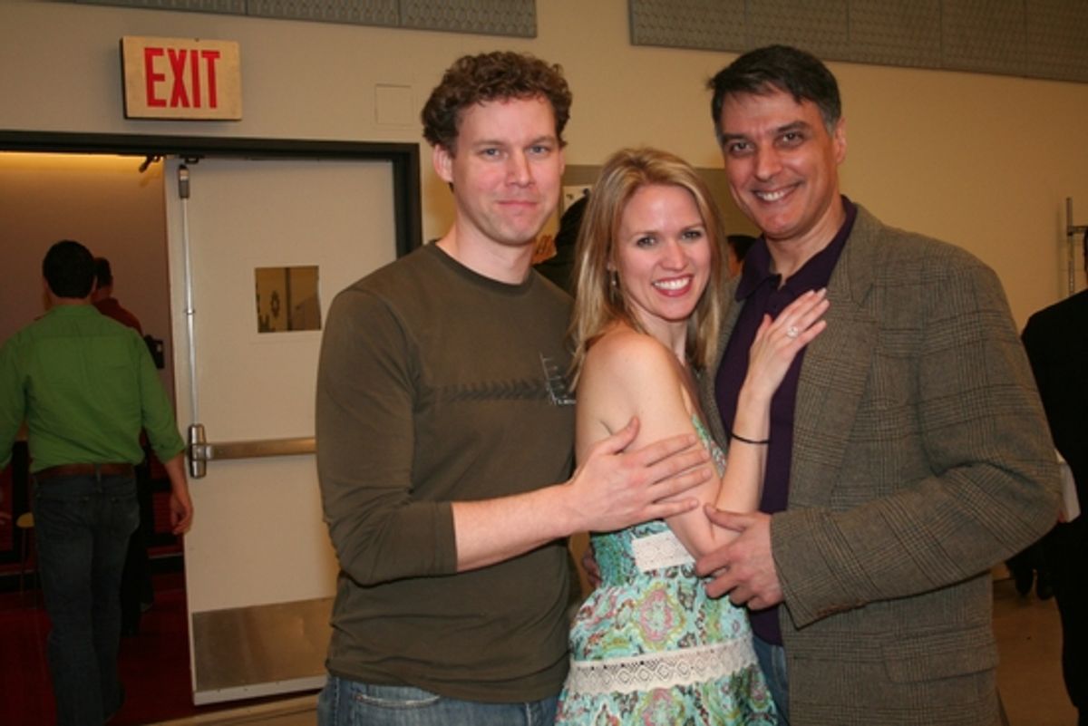 Kevin Earley, Lauren Kennedy and Robert Cuccioli at 