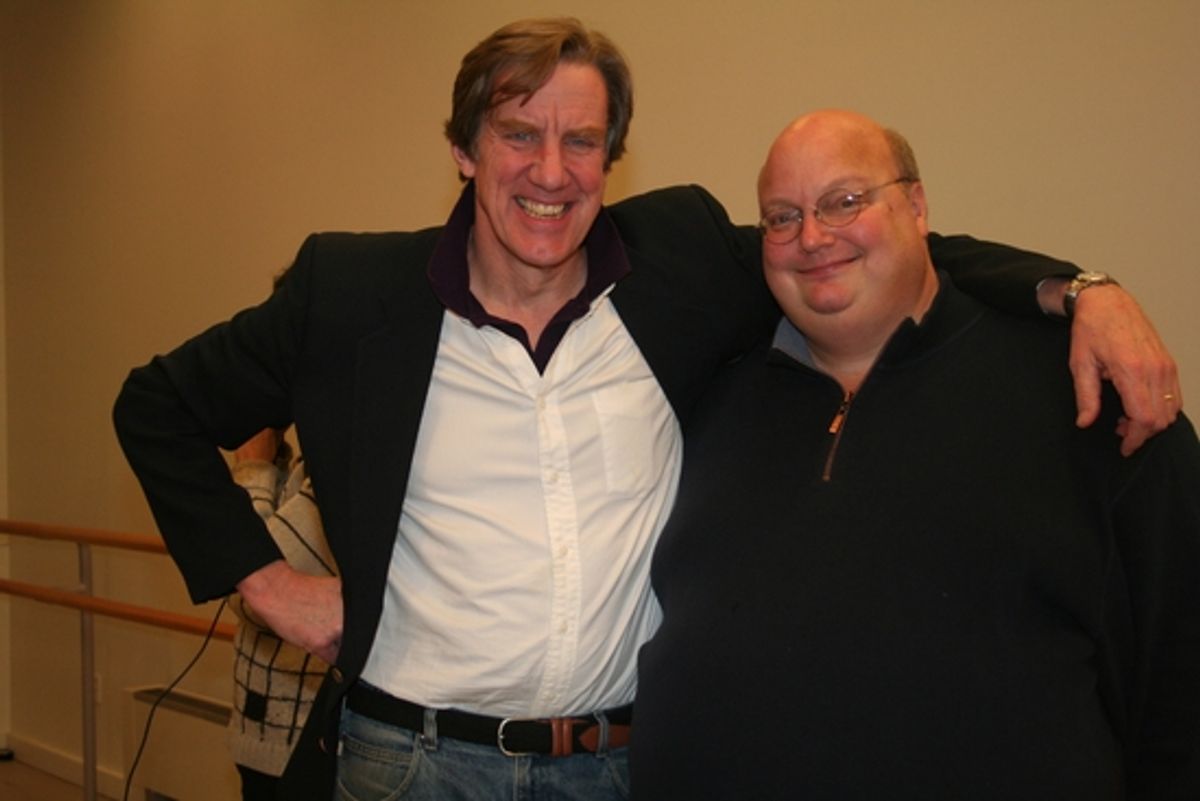 Nick Wyman and Ric Stoneback (Samuel Chase) at 