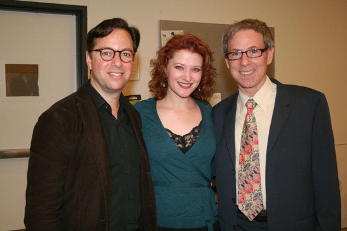 Gordon Greenberg, Kerry O'Malley and Patrick Parker at 