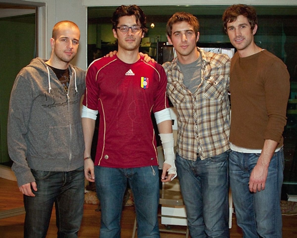 Curtis Holbrook, George Akram, Cody Green and Matt Cavenaugh at 