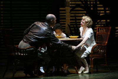 David Pittsinger, Luka Kain and Laura Osnes Photo
