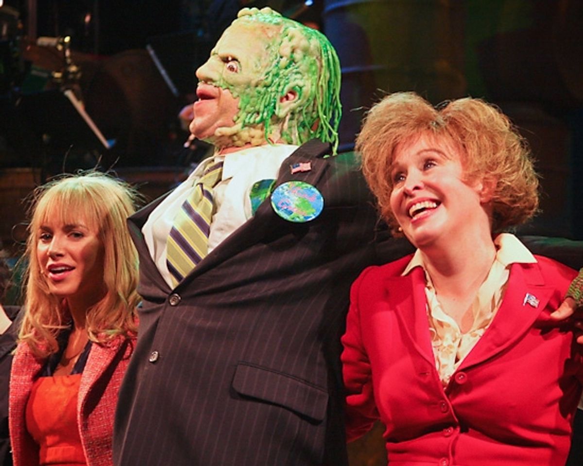 Sara Chase, Nick Cordero and Nancy Opel

 at 