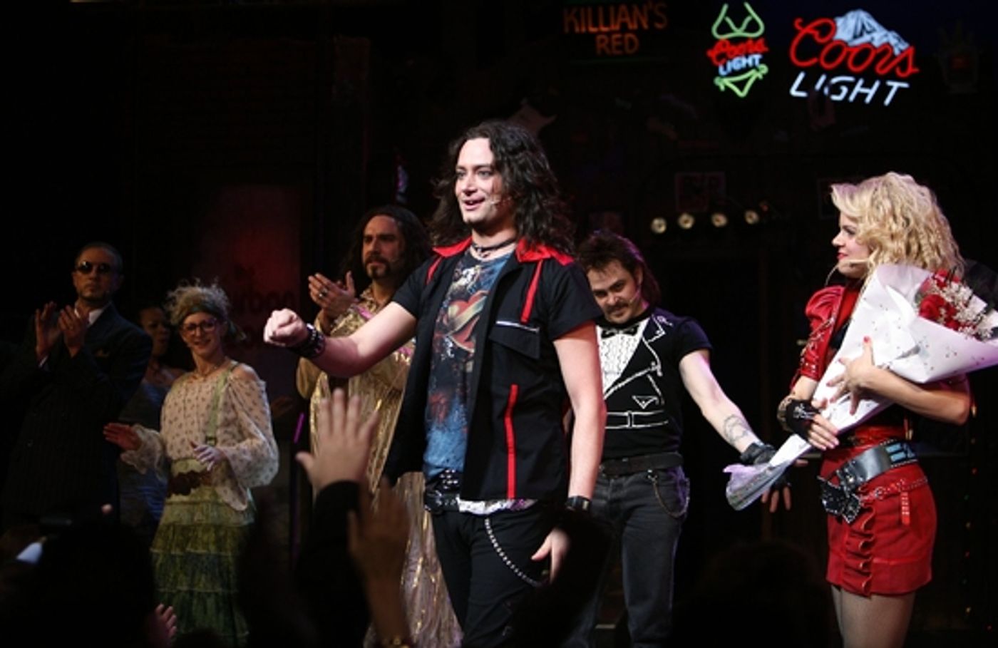 Photo Coverage: 'ROCK OF AGES' on Broadway - Opening Night Curtain Call!  Image