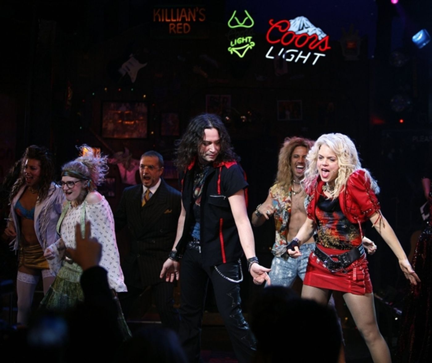Photo Coverage: 'ROCK OF AGES' on Broadway - Opening Night Curtain Call!  Image