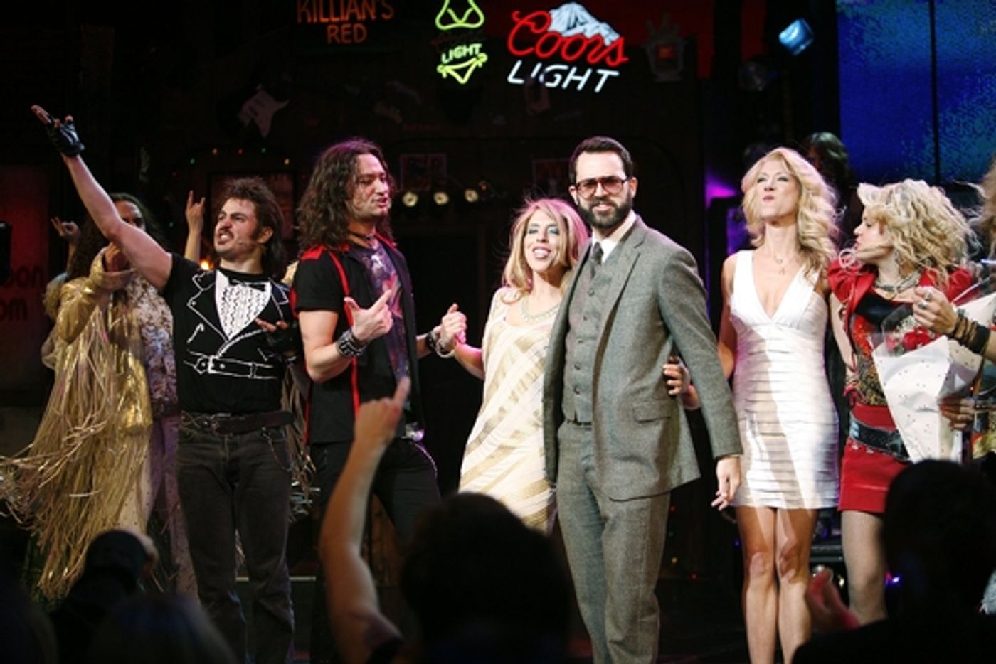 Photo Coverage: 'ROCK OF AGES' on Broadway - Opening Night Curtain Call!  Image