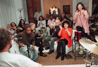  Party for Liza Minnelli at the home of Anna Maria Tornaghi Photo