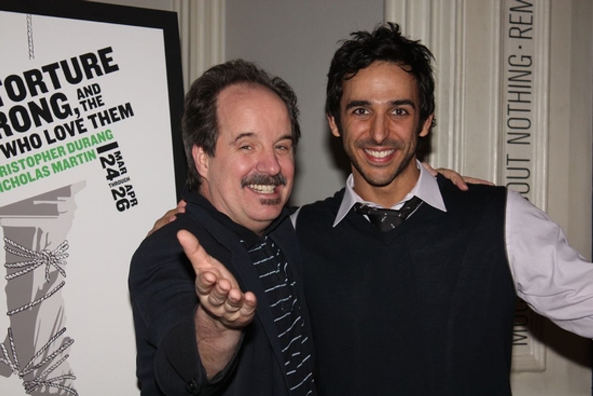 John Pankow ('Reverend Mike') and Amir Arison ('Zamir') at 