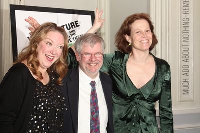 Kristine Nielsen ("Luella"), Christopher Durang, Sigourney Weaver Photo