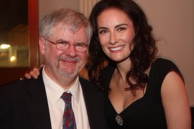 Christopher Durang and Laura Benanti ("Felicity") Photo
