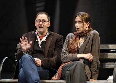 Arye Gross and Marin Hinkle Photo