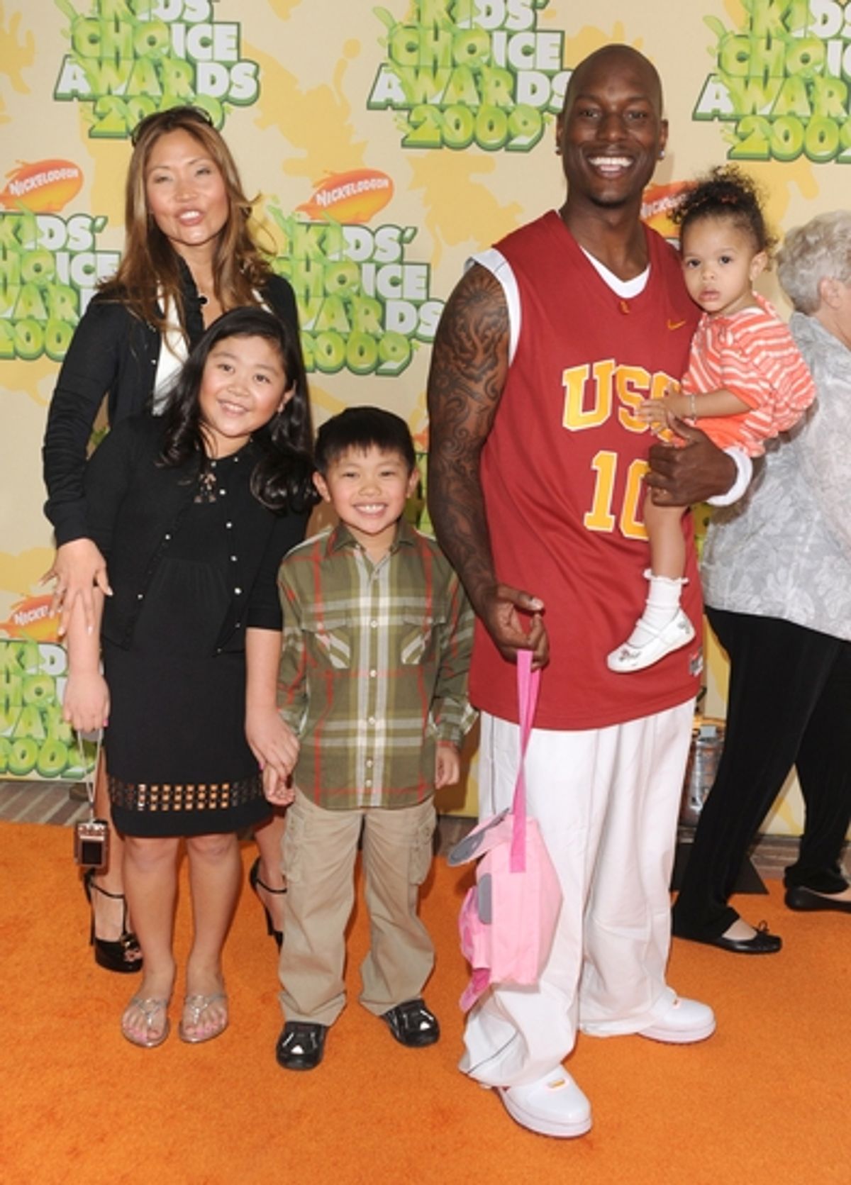 Tyrese Gibson and family at 