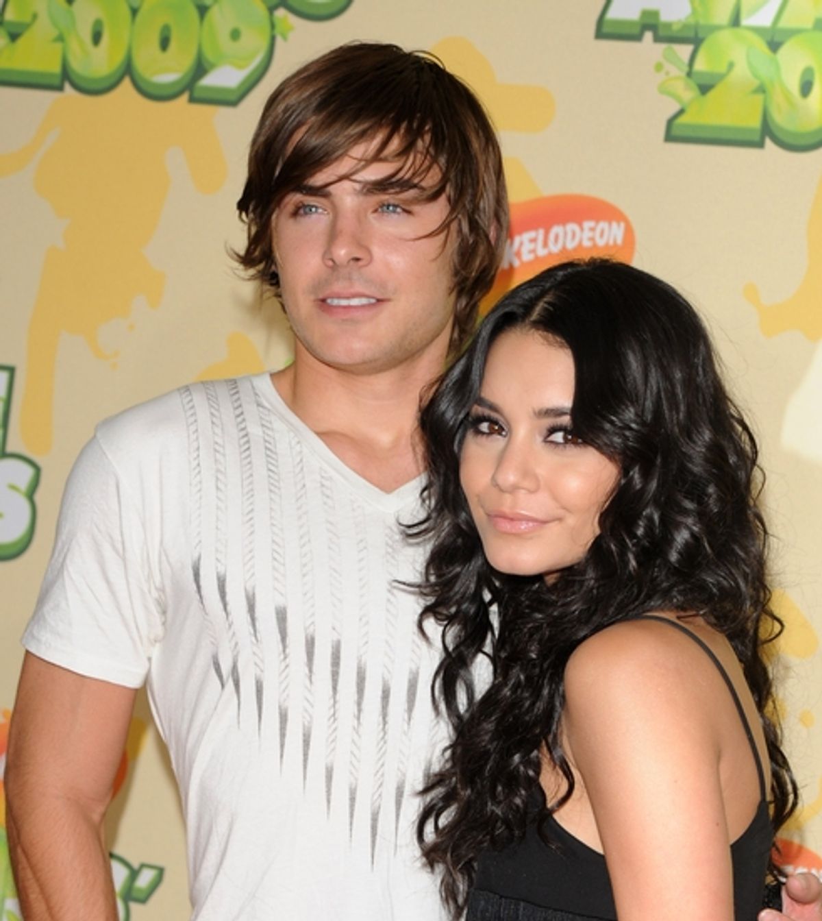 Zac Efron and Vanessa Hudgens at 