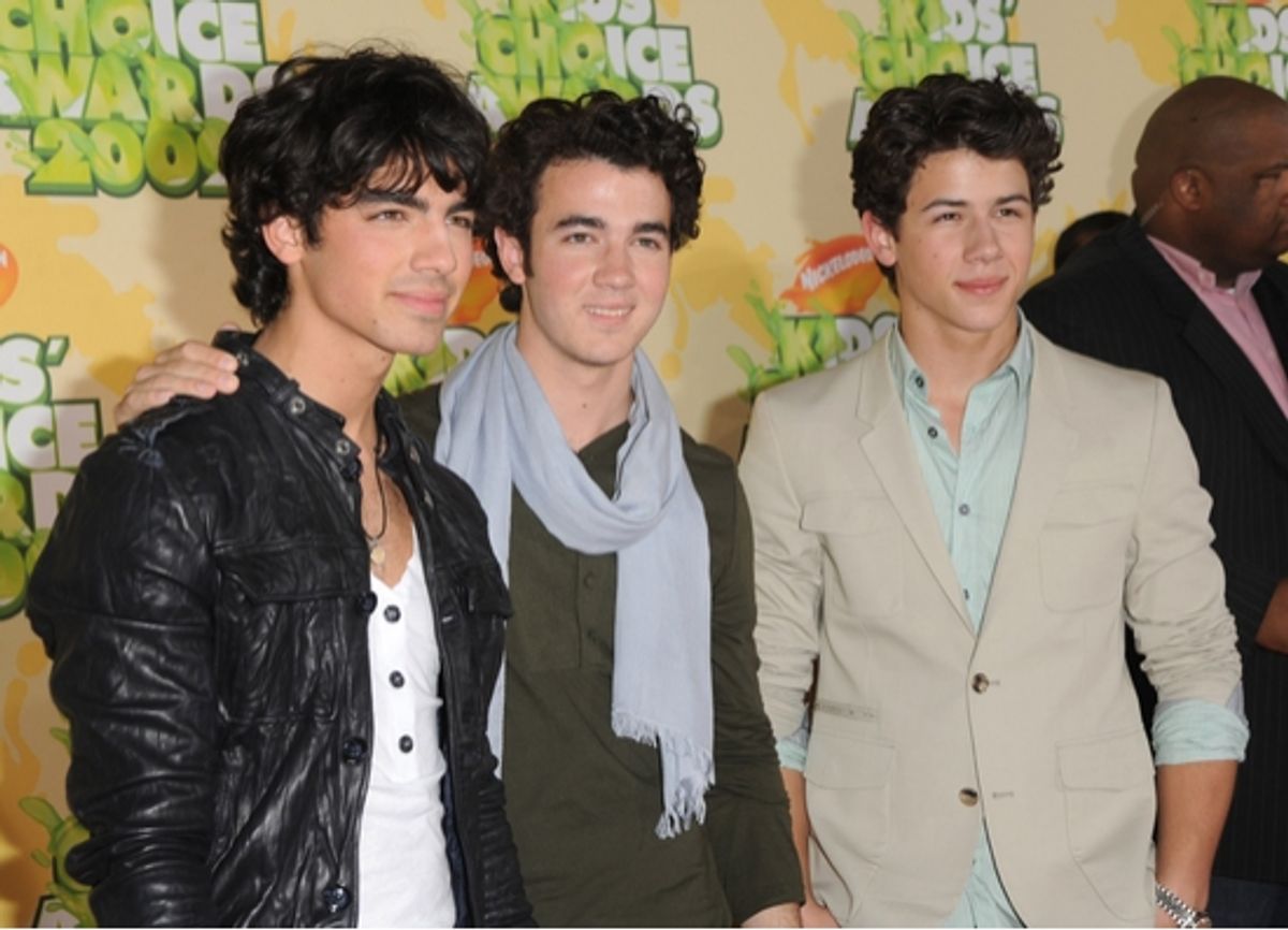 Joe Jonas, Kevin Jonas and Nick Jonas at 