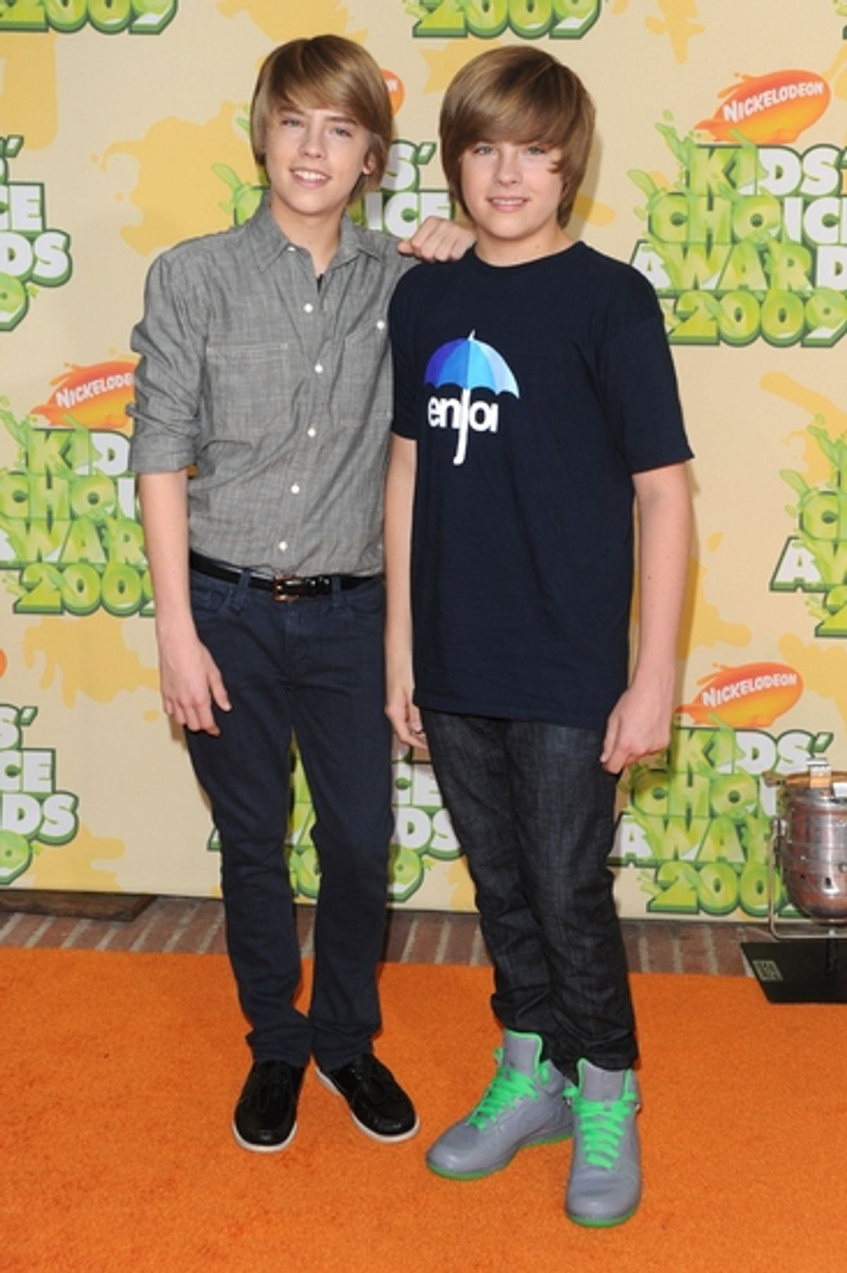 Dylan Sprouse and Cole Sprouse at 