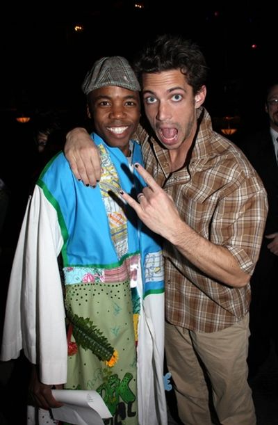 Tommar Wilson, Gypsy Robe winner for HAIR with James Carpinello Photo