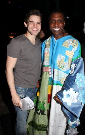 Jeremy Jordan and Andre Ward @ BroadwayWorld Jeremy Jordan and Andre Ward Photo