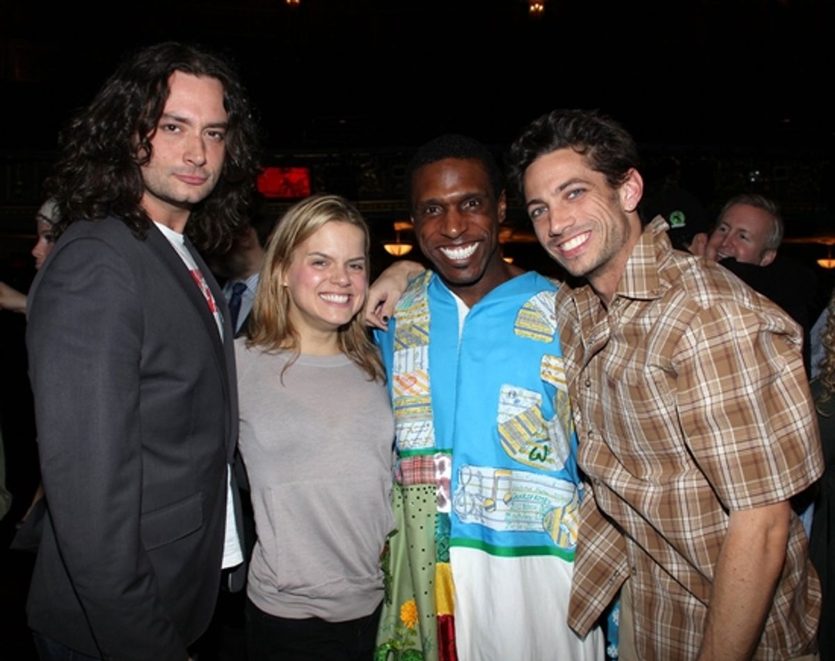 Constantine Maroulis, Amy Spanger, Andre Ward and James Carpinello at 