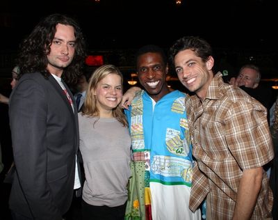 Constantine Maroulis, Amy Spanger, Andre Ward and James Carpinello Photo