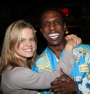Amy Spanger and Andre Ward @ BroadwayWorld Amy Spanger and Andre Ward Photo
