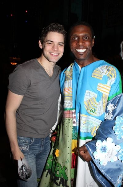 Jeremy Jordan and Andre Ward Photo
