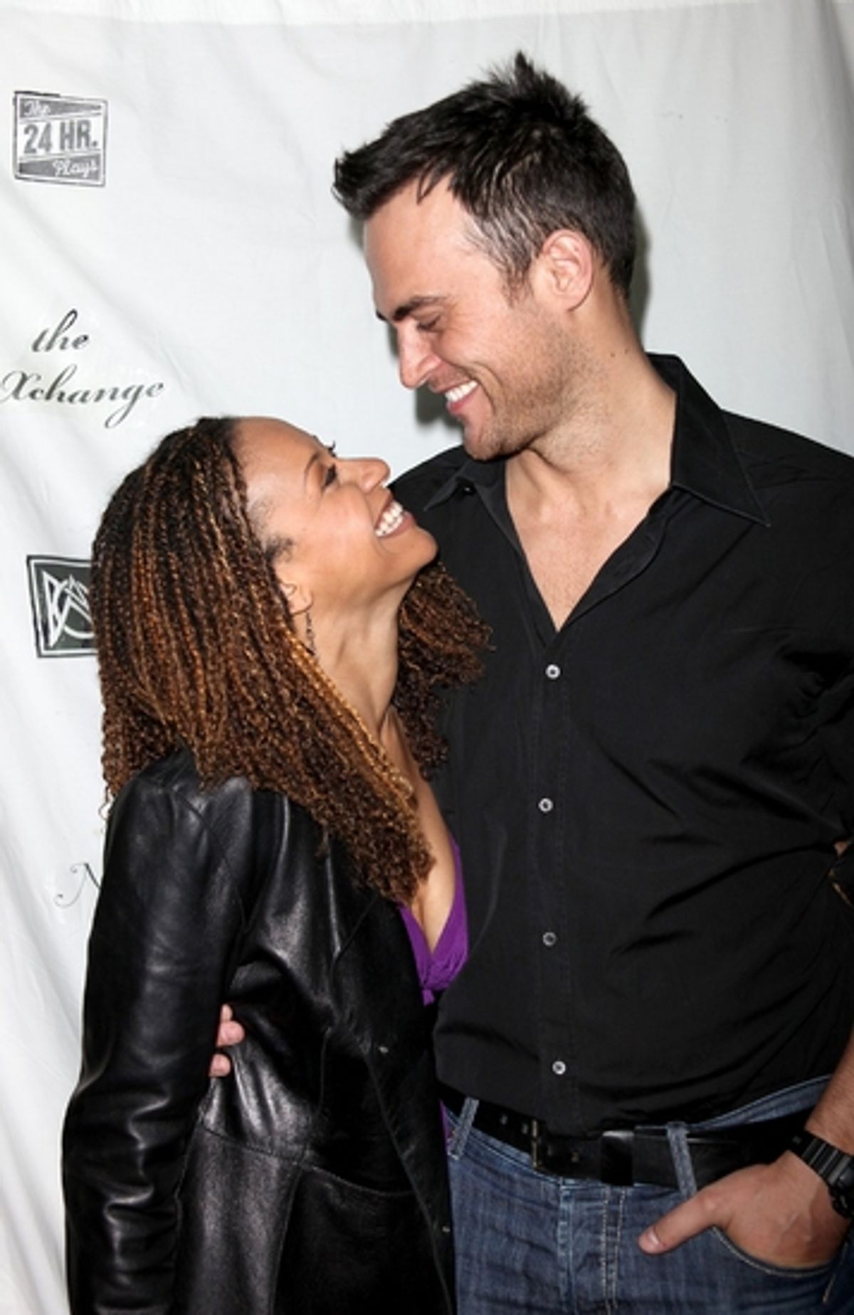 Tracie Thoms and Cheyenne Jackson at The '24 HOUR MUSICALS' After Party Celebration