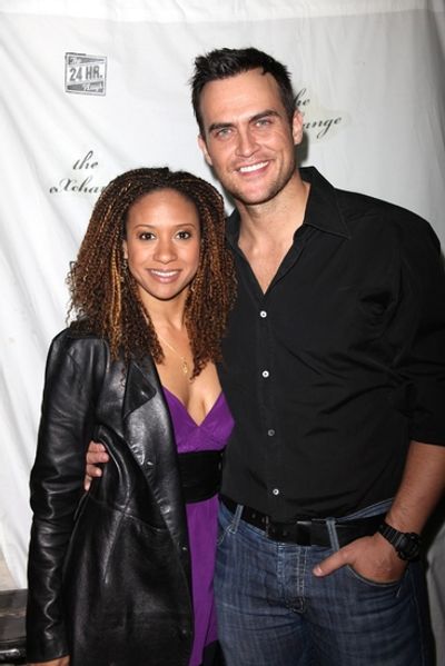 Tracie Thoms and Cheyenne Jackson Photo