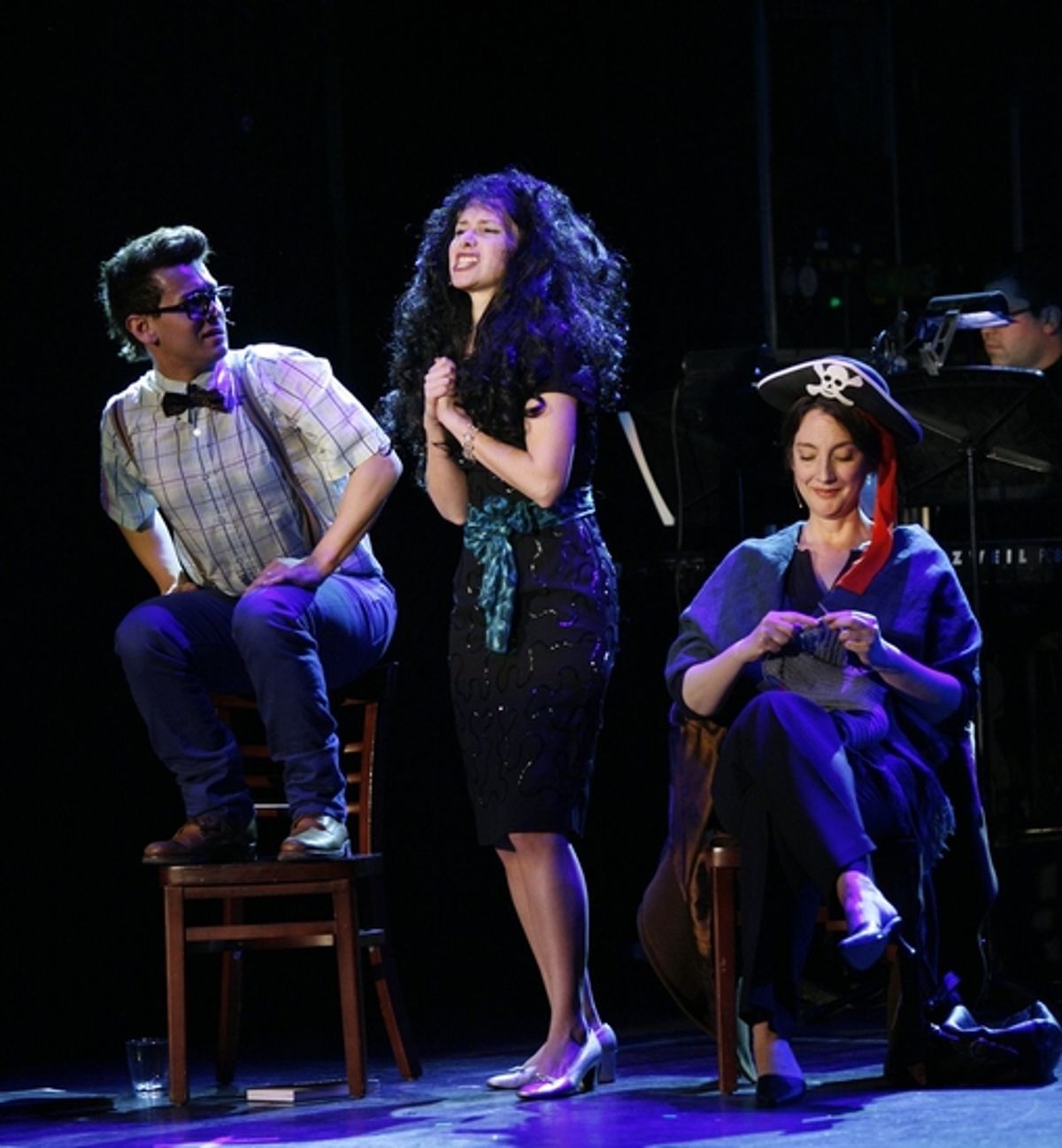 Michael Longoria, Nellie McKay and Theresa McCarthy at 