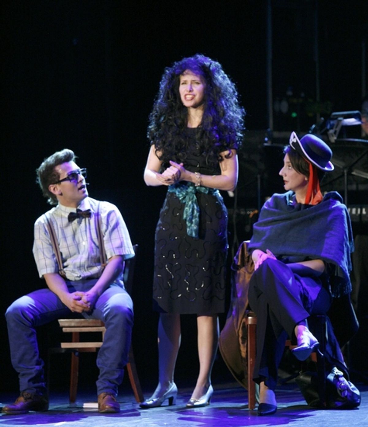 Michael Longoria, Nellie McKay and Theresa McCarthy at The 24 Hour Musicals - 'MULTIPHOBIA'