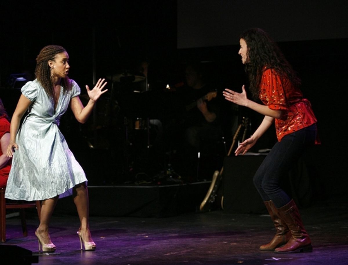 Tracie Thoms and Mandy Gonzalez at 