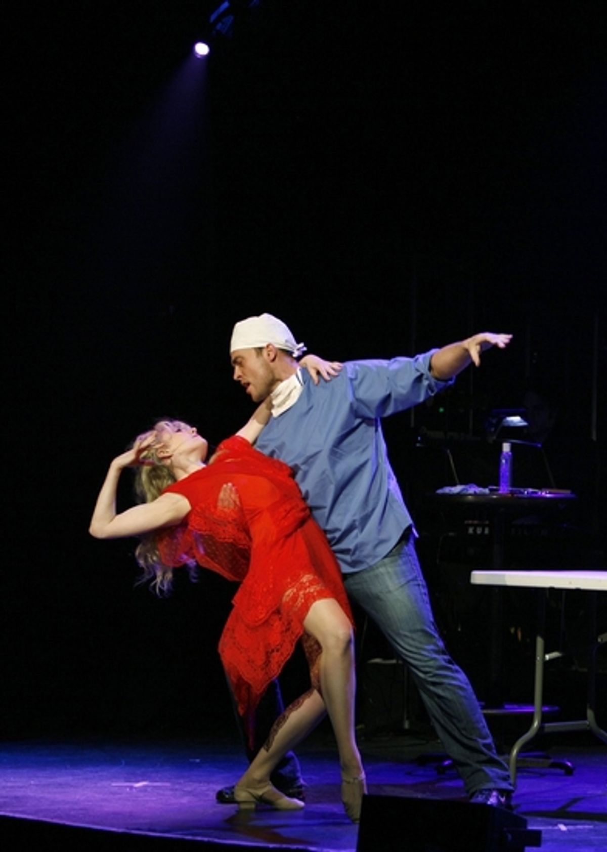 Scarlett Strallen and Cheyenne Jackson at The 24 Hour Musicals - 'DR. WILLIAMS' 