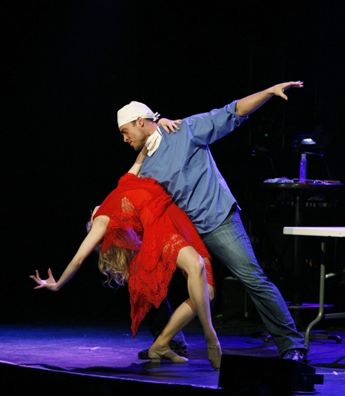 Scarlett Strallen and Cheyenne Jackson at The 24 Hour Musicals - 'DR. WILLIAMS' 
