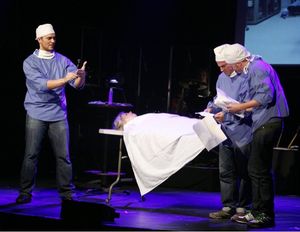 Cheyenne Jackson, Scarlett Strallen, Roger Bart and Jesse Tyler Ferguson Photo