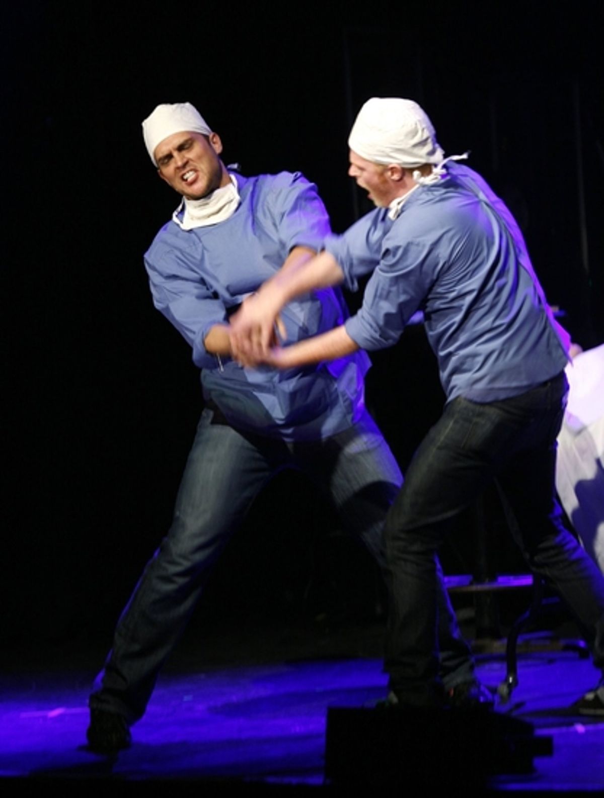 Cheyenne Jackson and Jesse Tyler Ferguson at The 24 Hour Musicals - 'DR. WILLIAMS' 