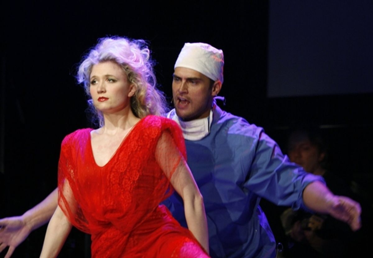 Scarlett Strallen and Cheyenne Jackson at The 24 Hour Musicals - 'DR. WILLIAMS' 