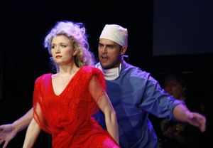 Scarlett Strallen and Cheyenne Jackson Photo