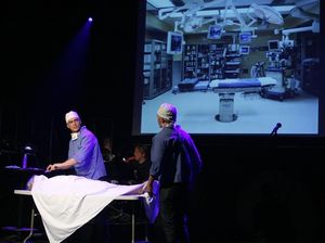 Scarlett Strallen, Cheyenne Jackson and Jesse Tyler Ferguson Photo