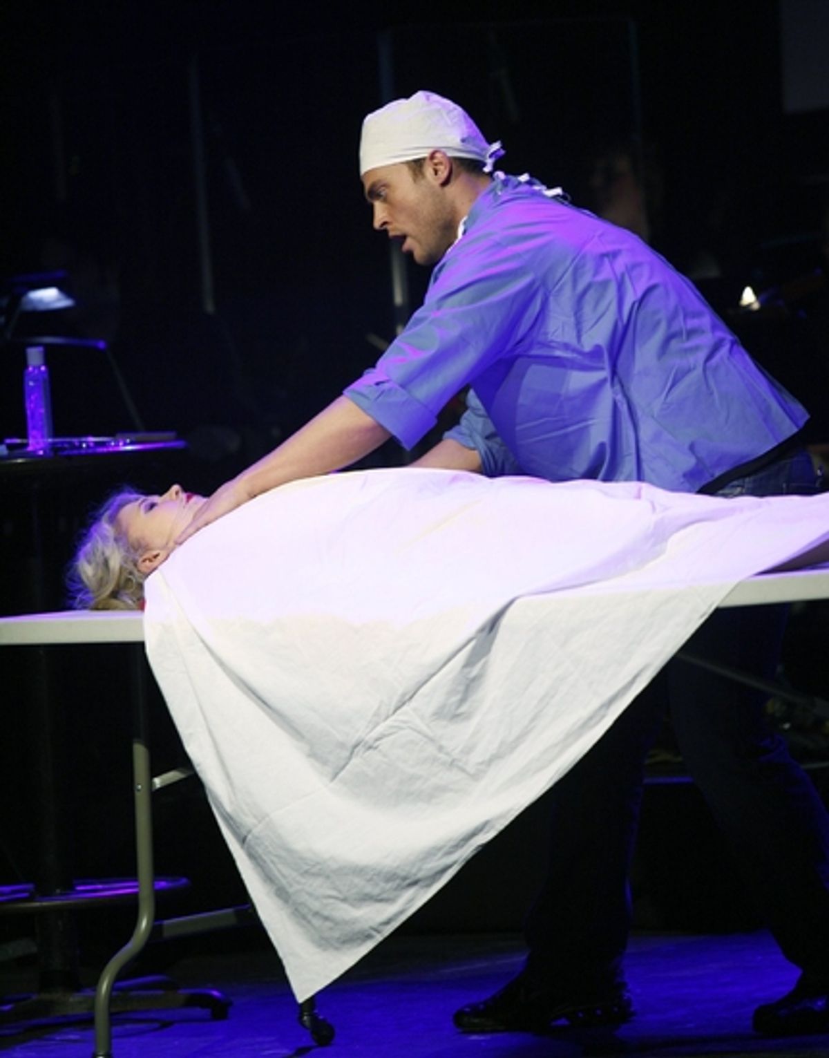 Cheyenne Jackson and Scarlett Strallen at The 24 Hour Musicals - 'DR. WILLIAMS' 
