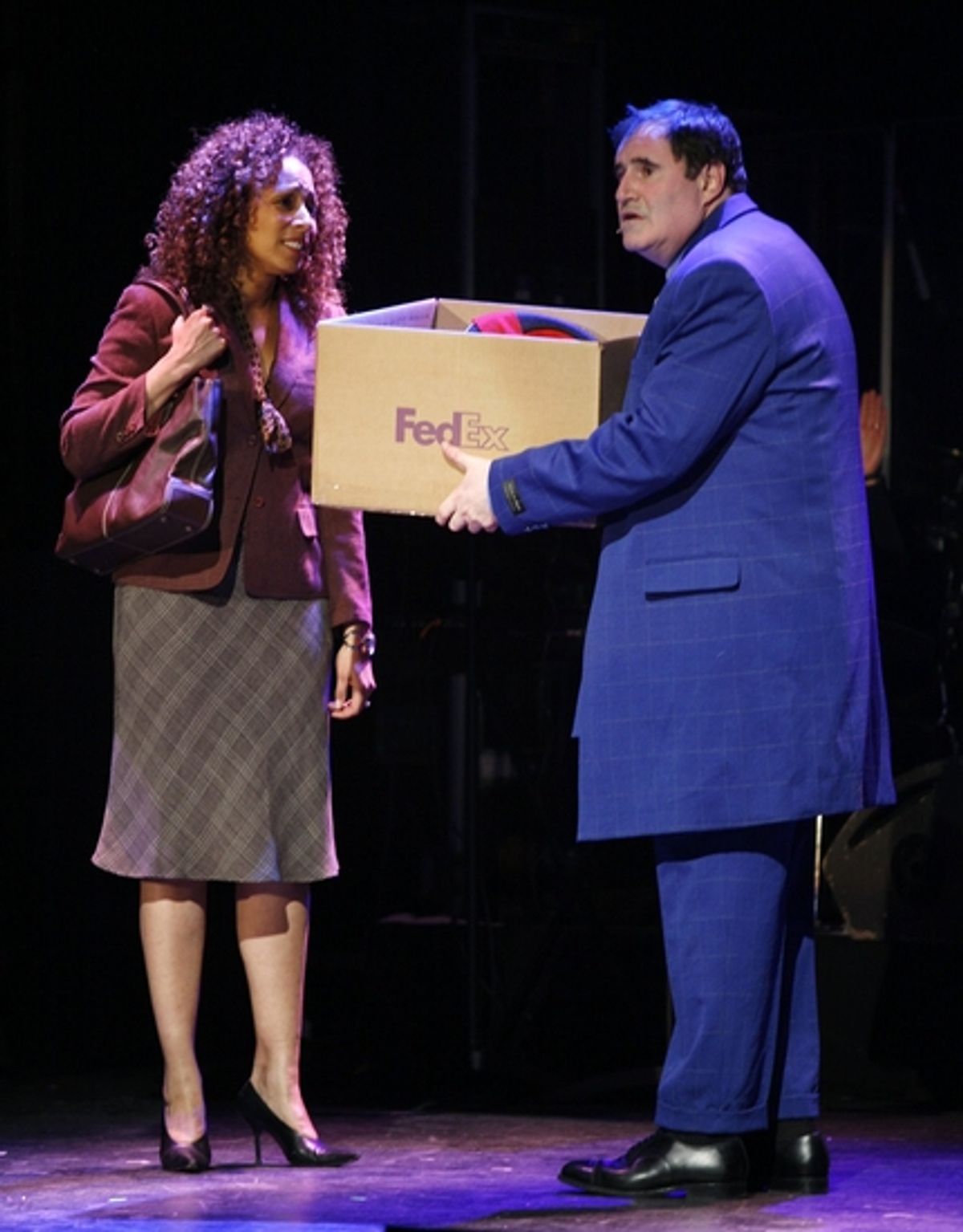 Tamara Tunie and Richard Kind at 