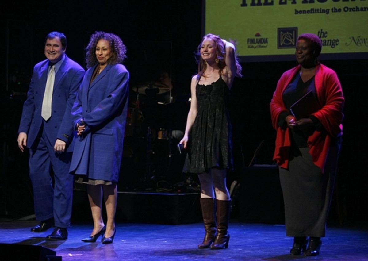 Richard Kind, Tamara Tunie, Alicia Witt and Capathia Jenkins at The 24 Hour Musicals - 'ISLANDS'