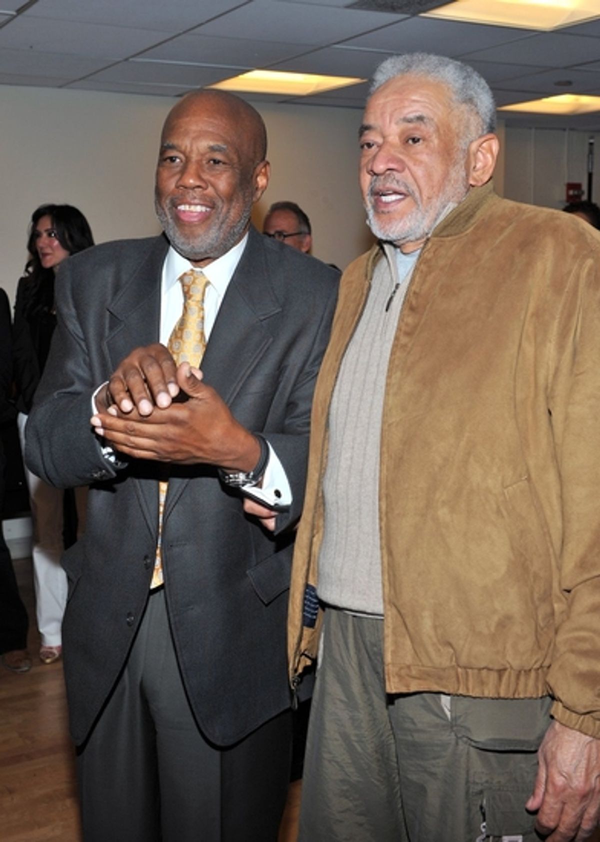 Howard Bingham and Bill Withers at 
