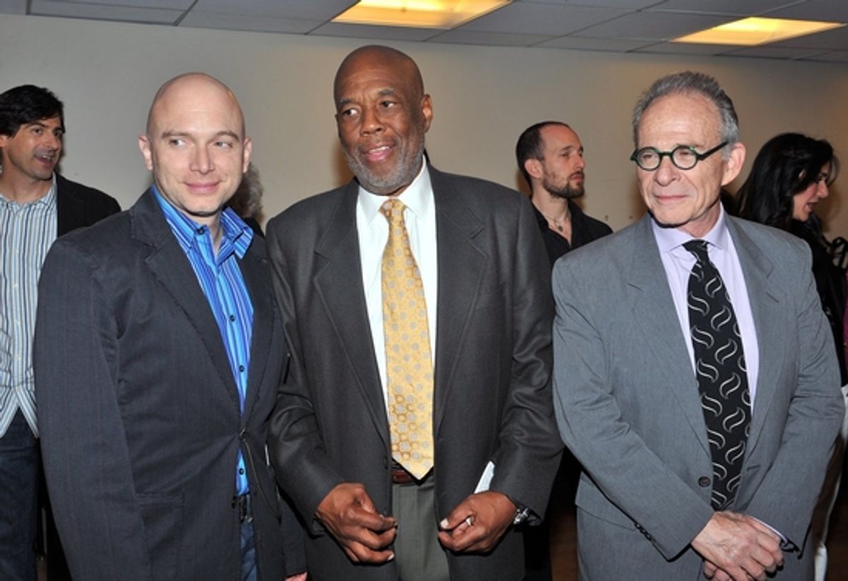 Michael Cerveris, Howard Bingham and Ron Rifkin  at 