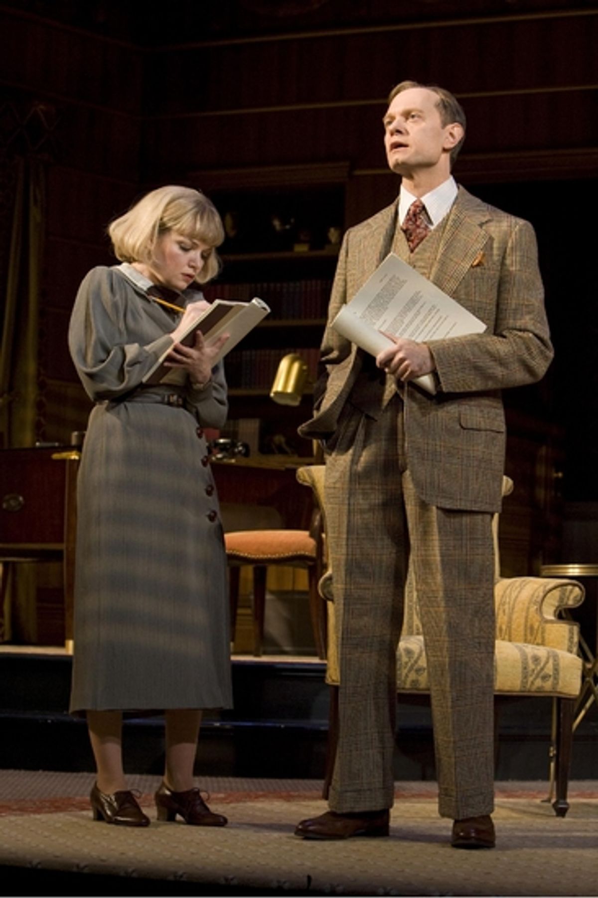 David Hyde Pierce and Mary Catherine Garrison at 