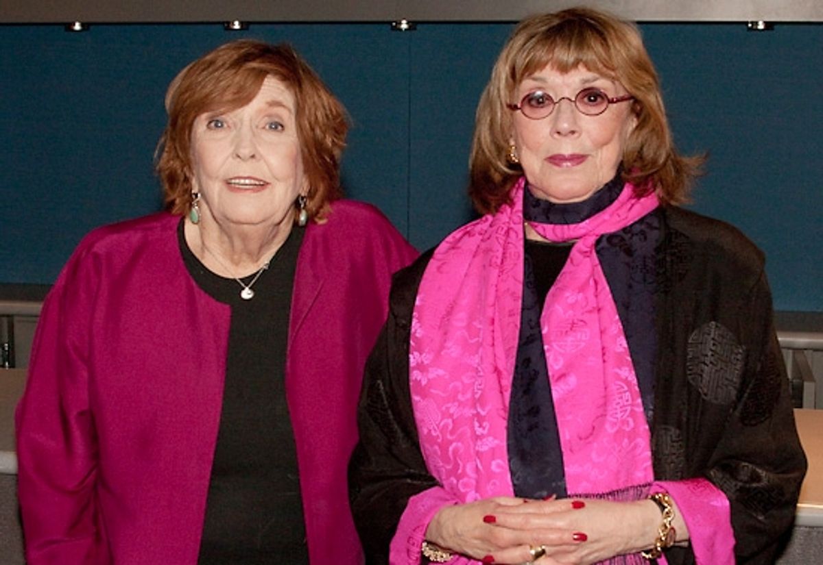 Anne Meara and Phyllis Newman at 'BROADWAY FOR A NEW AMERICA' Gala
