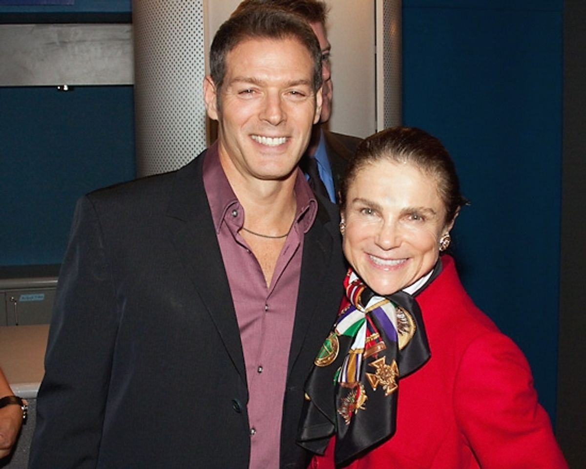 Kevin Spiritas and Tovah Feldshuh at 'BROADWAY FOR A NEW AMERICA' Gala