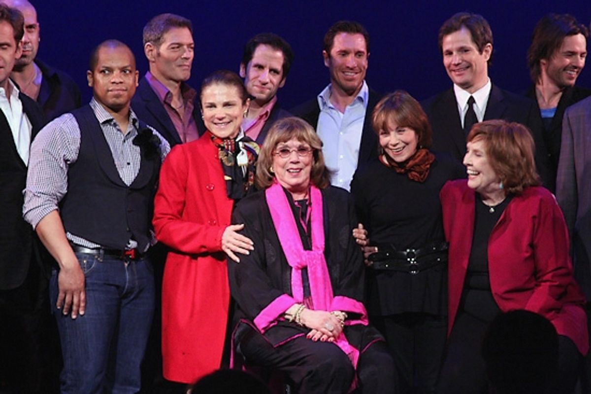 Darrian Ford, Tovah Feldshuh, Phyllis Newman, Alice Playten and Anne Meara at 