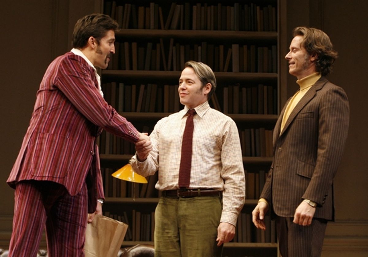 Jonathan Cake, Matthew Broderick and Steven Weber at 